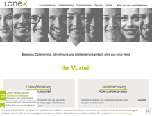 Tablet Screenshot of lonex.de